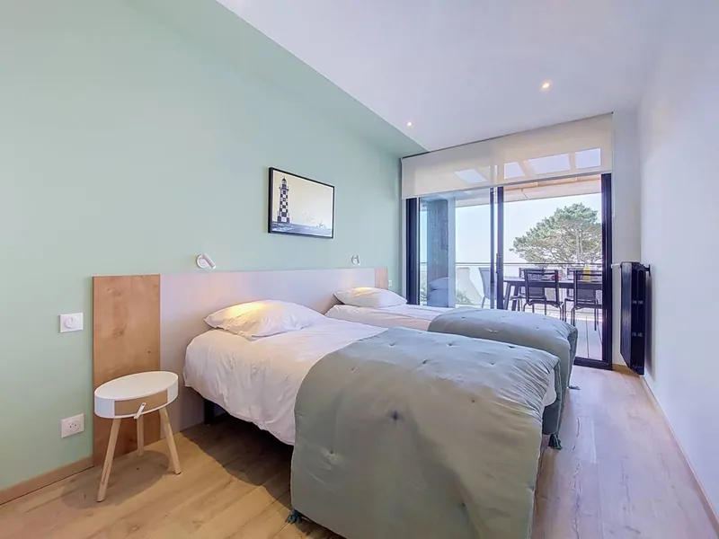 Chambre twin avec deux lits simples